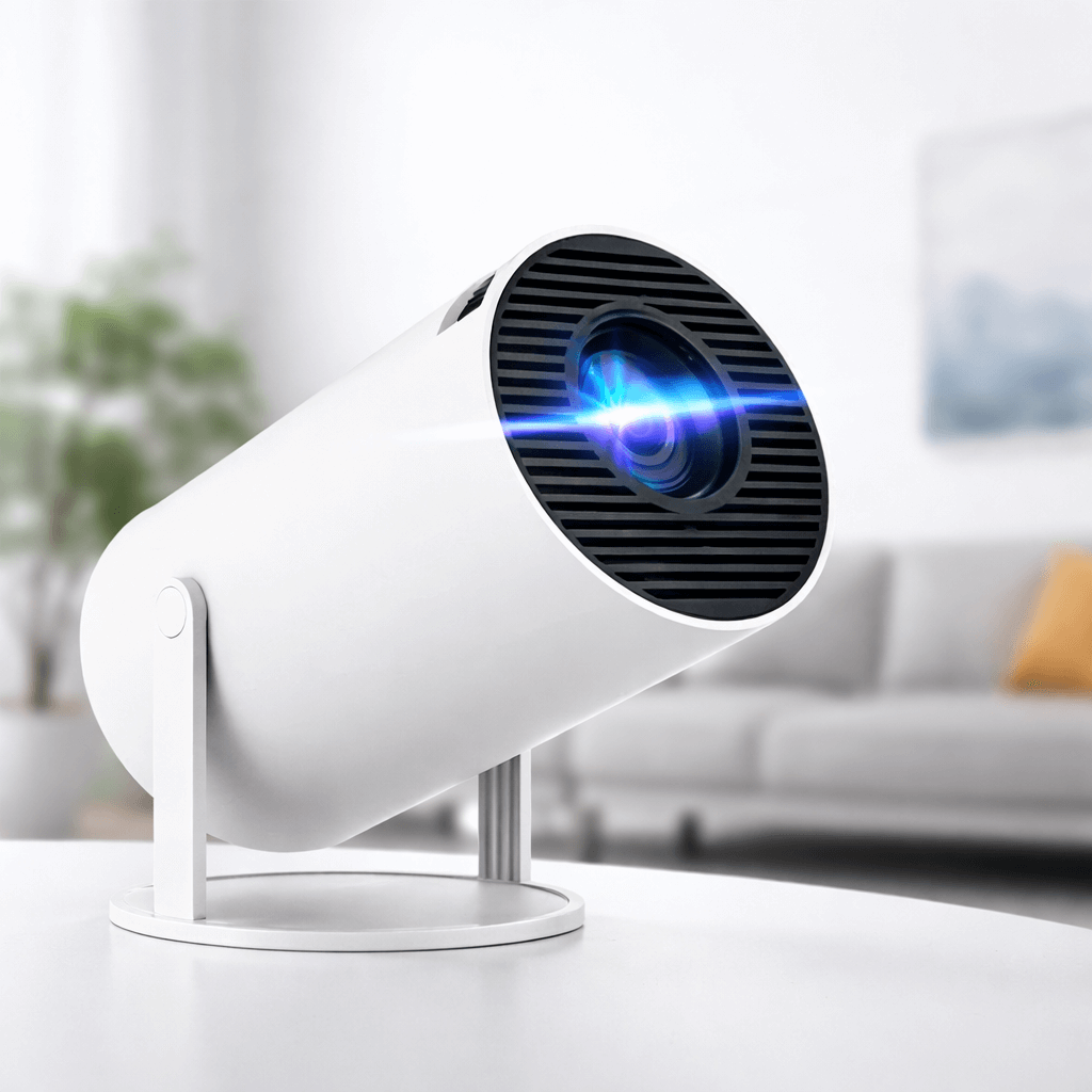 Nova's Mini 4K Projector with built in speakers